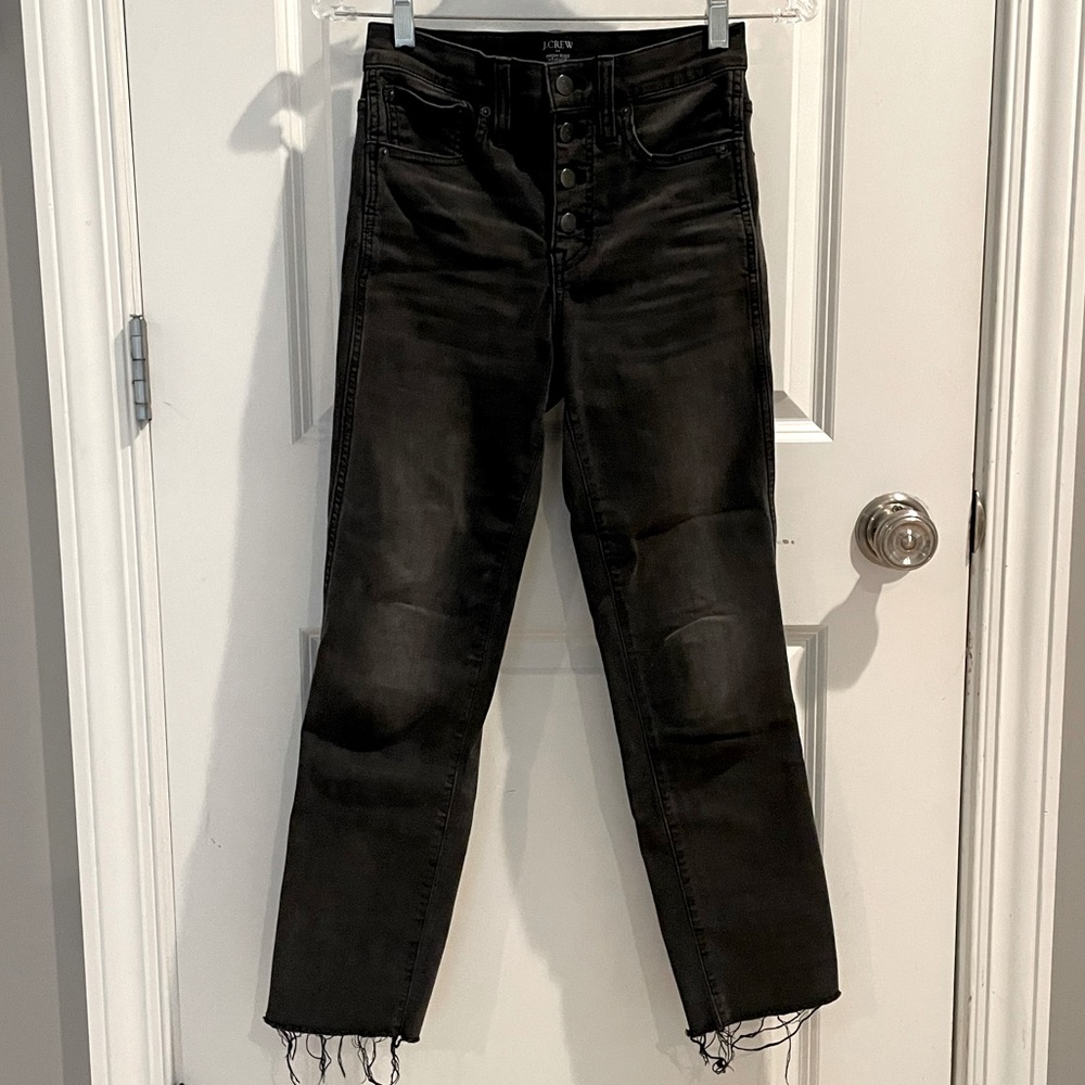 J. Crew Black denim jeans
